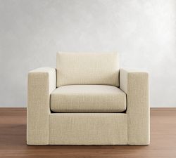 Carmel Wide Arm Slipcovered Chair