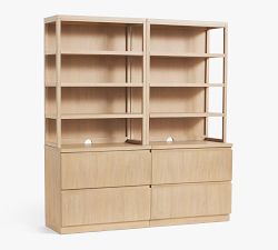 Pacific Storage Bookcase Suite (68&quot;)