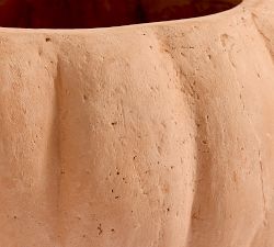 Terracotta Pumpkin Cachepot