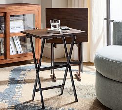 Folding TV Tray Tables, Set of 2