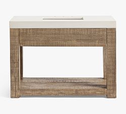 Open Box: Rockport Single Wide Sink Vanity,  46", Vanity Base Only - Sierra