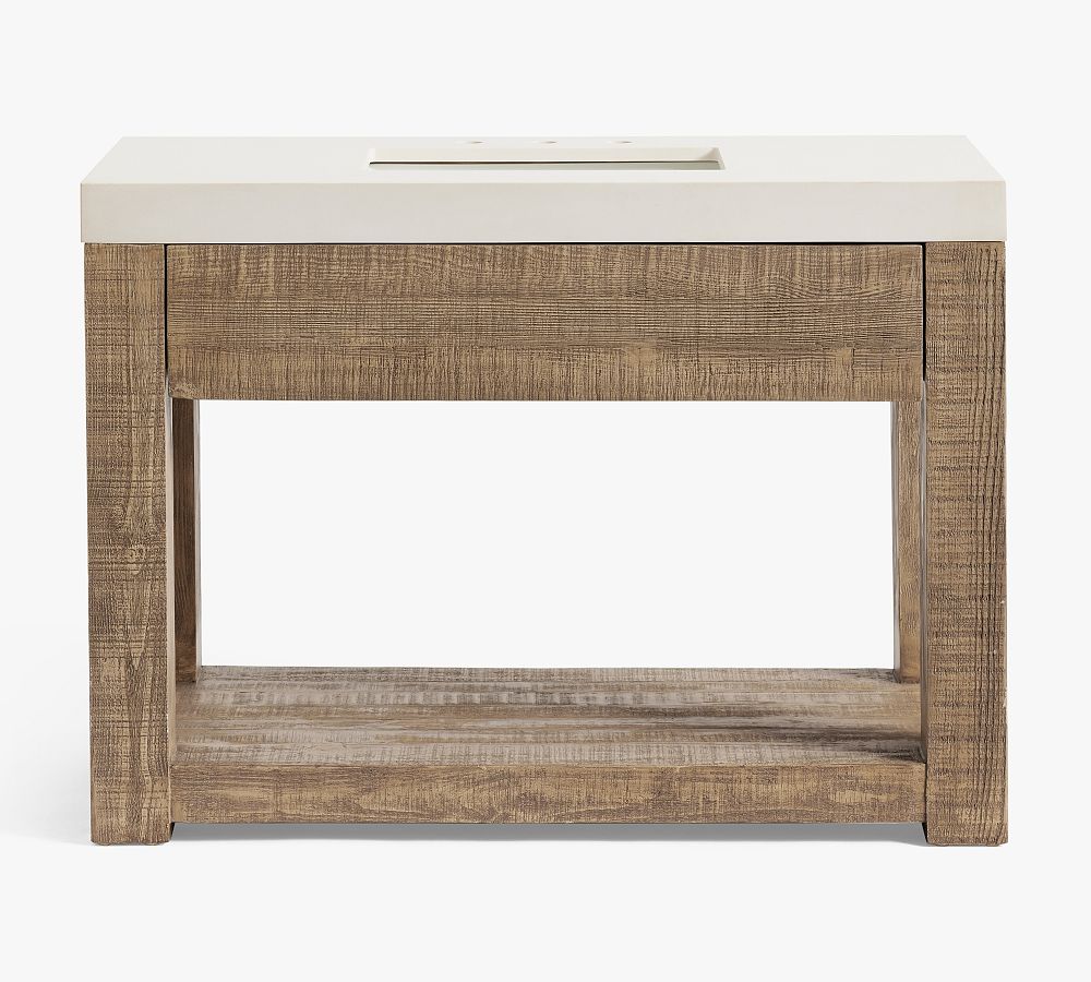 Open Box: Rockport Single Wide Sink Vanity,  46", Vanity Base Only - Sierra