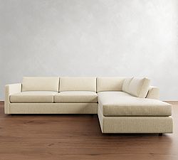 Carmel Slim Arm Return Bumper Sectional (110&quot;&ndash;122&quot;)