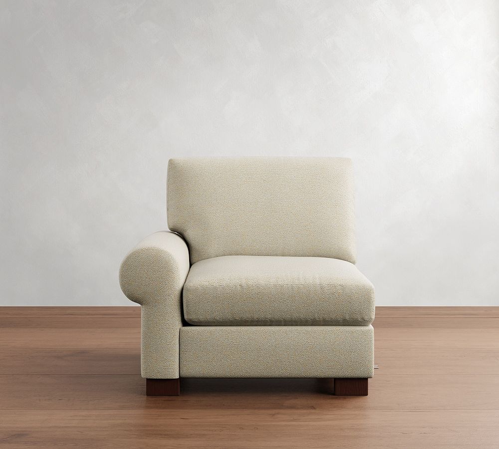 Build Your Own Turner Petite Roll Arm Upholstered Sectional Components