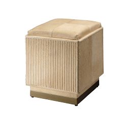 Brynley Hair-On-Hide Ottoman