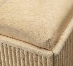 Brynley Hair-On-Hide Ottoman