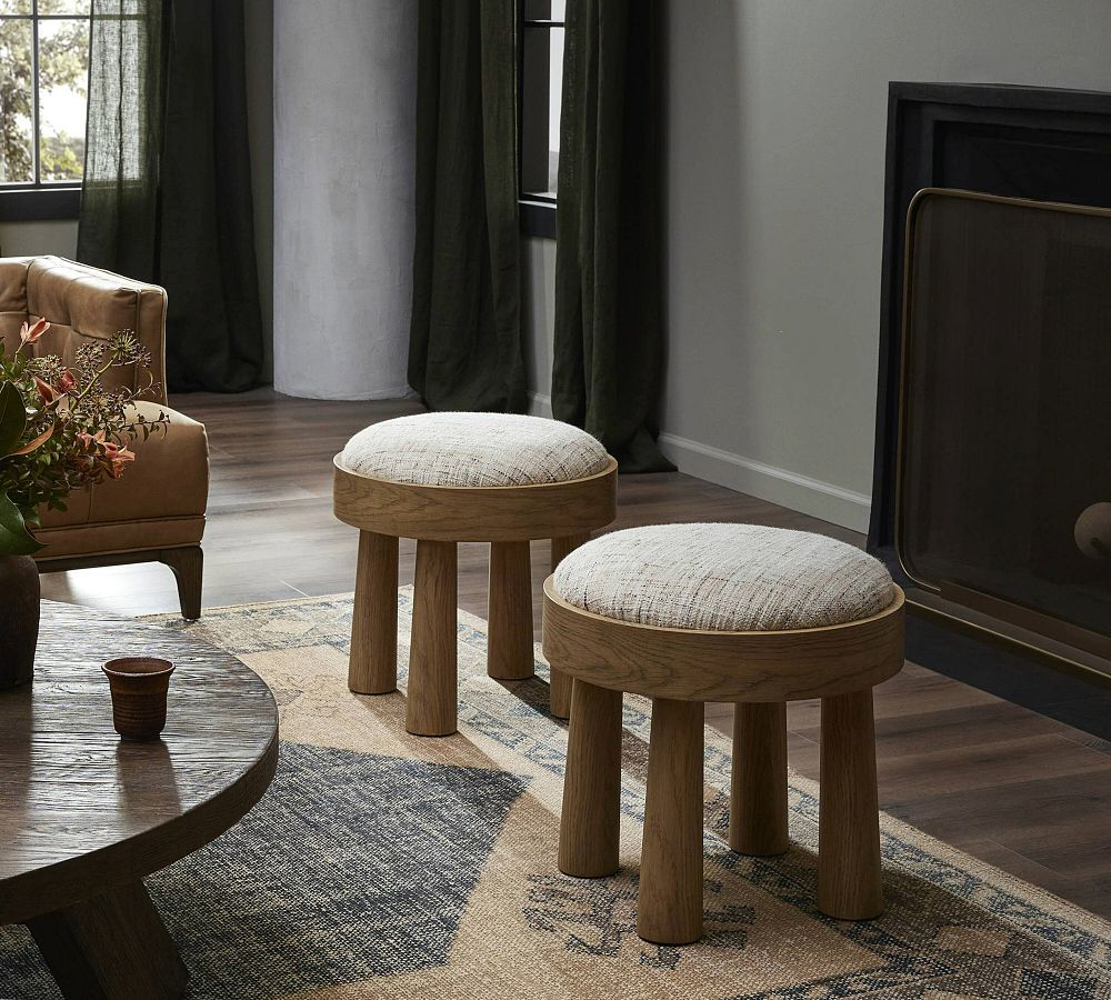 Renny Upholstered Accent Stool