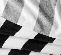 Reversible Awning Striped Beach Towel