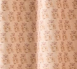 Rosewood Floral Blackout Curtain