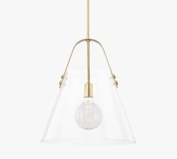 Giles Glass Pendant (9&quot;-17&quot;)