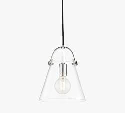 Giles Glass Pendant (9&quot;-17&quot;)