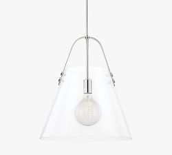 Giles Glass Pendant (9&quot;-17&quot;)