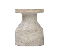 Adalina Concrete Round Outdoor End Table (13&quot;)