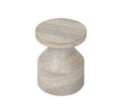 Adalina Concrete Round Outdoor End Table (13&quot;)