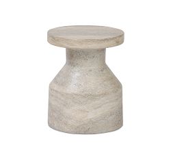 Adalina Concrete Round Outdoor End Table (13&quot;)