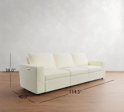 Dream Wide Arm Power Reclining Sofa - Storage Available (82&quot;-139&quot;)