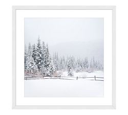 Winter Drive Framed Print