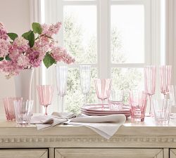 Fluted Glass Goblets