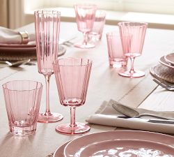 Fluted Glass Goblets