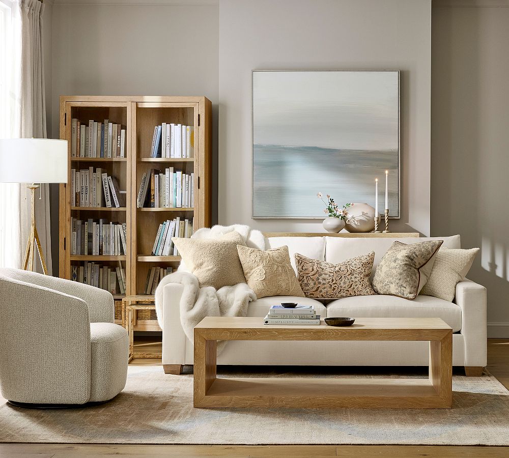 Folsom 58" Rectangular Coffee Table - Modern Design
