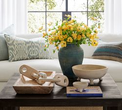 Faux Yellow Butterfly Ranunculus Bundle