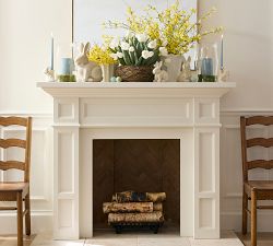 Premium Flickering Flameless Wax Pillar Candle - Salt Washed