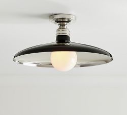 Farmhouse Metal Flush Mount (18&quot;)