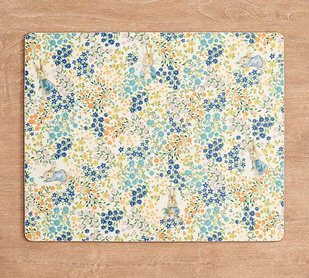Peter Rabbit&#8482; Floral Cork Placemats - Set of 4