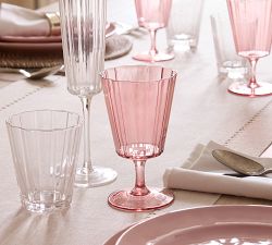 Fluted Glass Goblets