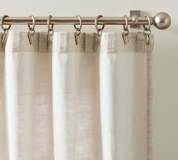 Raw Silk Linen Curtain