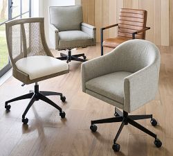 Tyler Upholstered Swivel Desk Chair