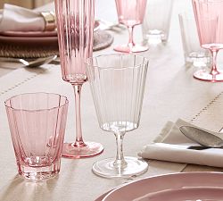 Fluted Glass Goblets