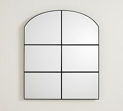 Hayes Paned Mantel Arch Mirror