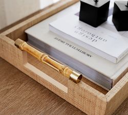 Lewis Raffia Tray