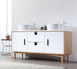 Deline 60-72&quot; Double Sink Vanity
