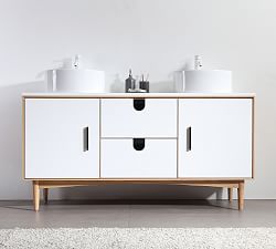 Deline 60-72&quot; Double Sink Vanity