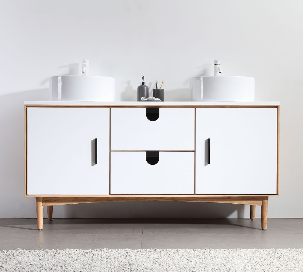 Deline 60-72&quot; Double Sink Vanity