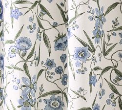 Iris Floral Blackout Curtain