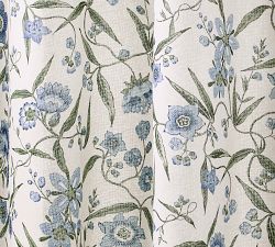 Iris Floral Curtain