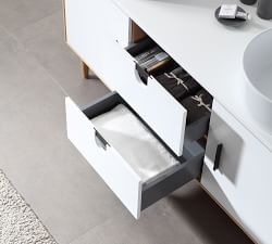 Deline 60-72&quot; Double Sink Vanity