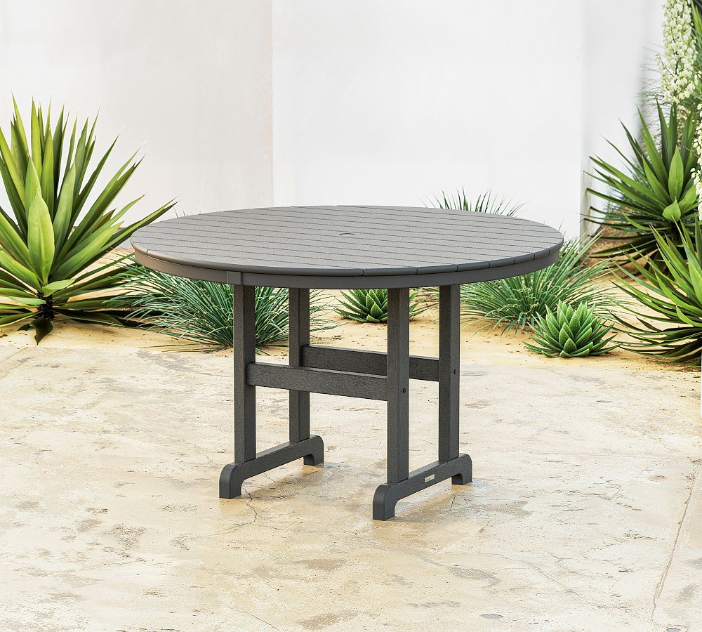 Pottery Barn x Polywood Round Outdoor Dining Table (48&quot;)