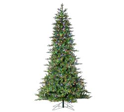 6.5ft/7.5ft/9ft Lit LED Color Changing Aspen Pine Artificial Christmas Trees