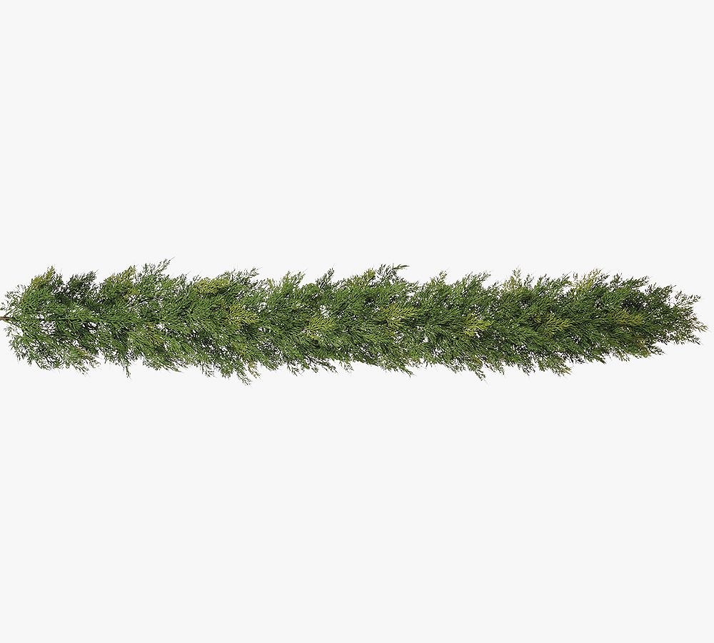 Faux Soft Plastic Cedar Garland - Set of 2