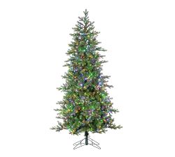 6.5ft/7.5ft/9ft Lit LED Color Changing Aspen Pine Artificial Christmas Trees