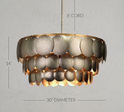 Dara Three Tier Chandelier (30&quot;)
