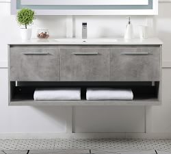 Evanna 48&quot; Single Sink Floating Vanity with Doors