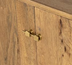 Hughes Wide Bookcase with Cabinets (84&quot;)