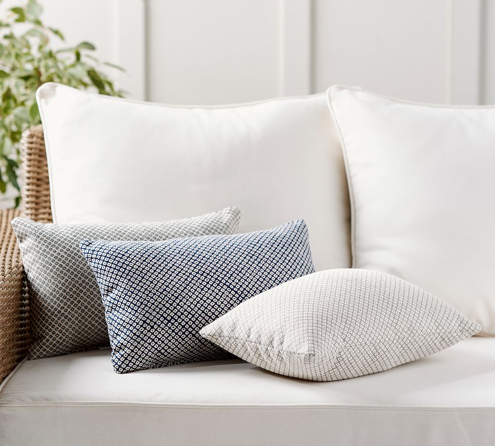 Sunbrella&#0174; Dottie Jacquard Outdoor Pillow