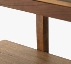 Hughes Wide Bookcase with Cabinets (84&quot;)