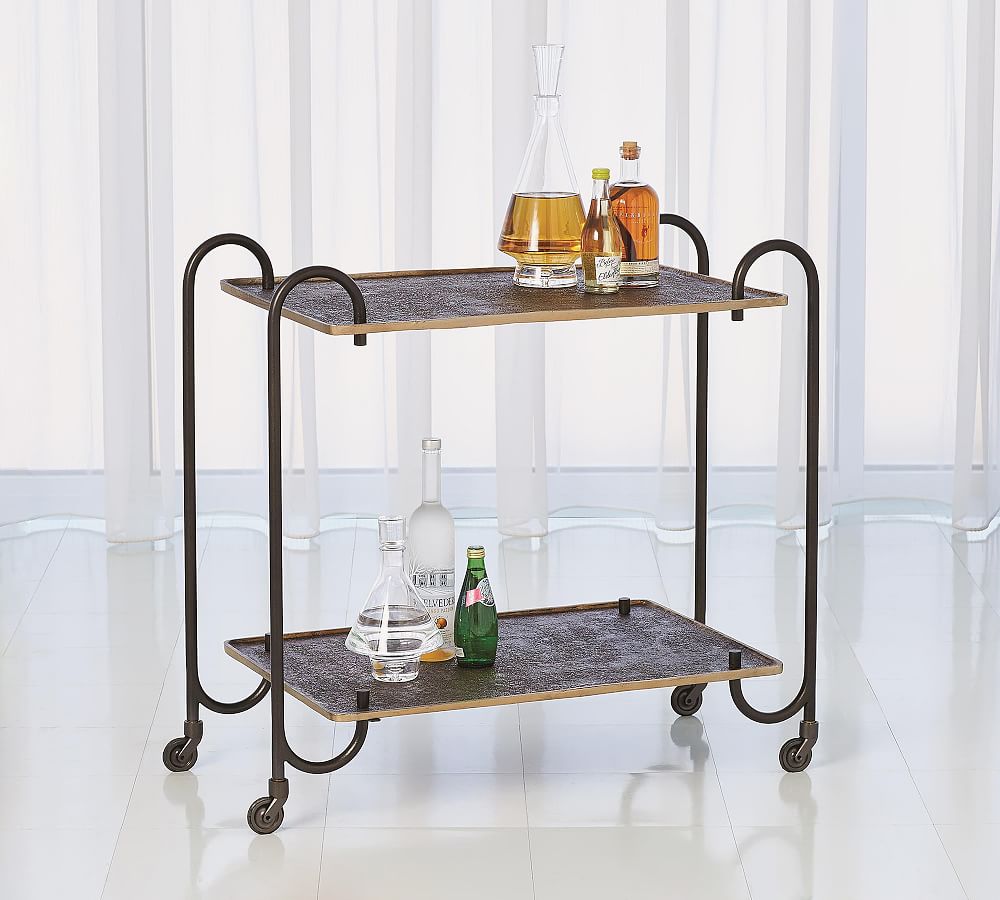 Regan Metal Bar Cart